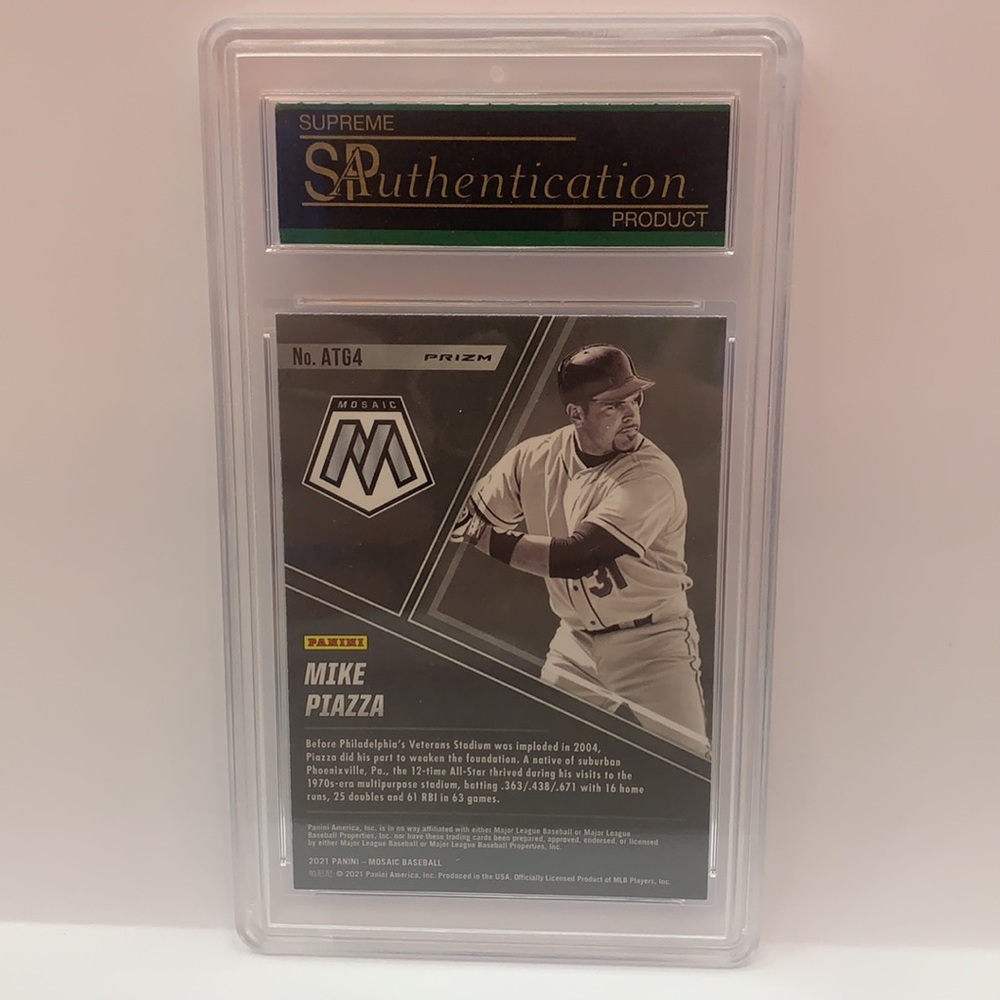 2021 Panini Mike Piazza Mets #ATG4 SPA 10 (MISC11) - Picture 2 of 2